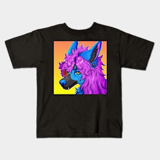 Blue Wolf Kids T-Shirt